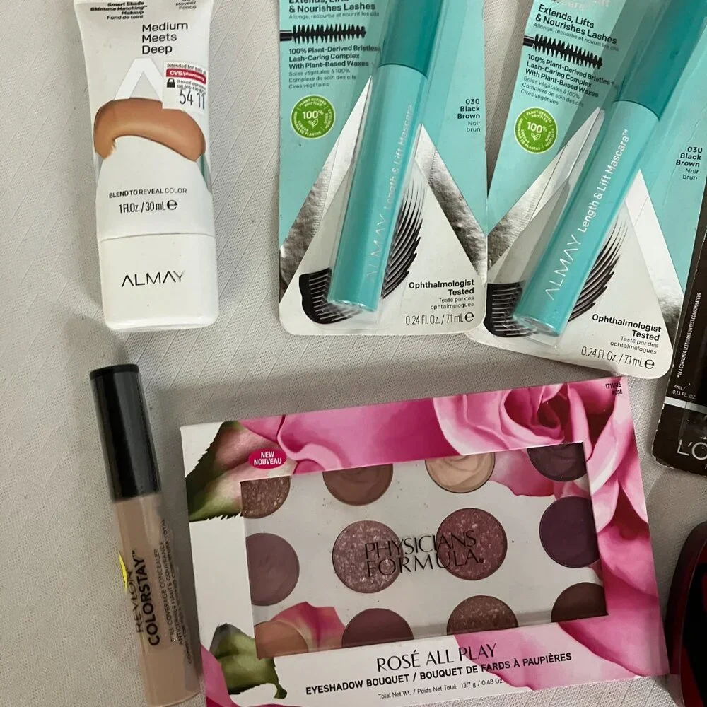 Mixed Lot Drugstore Makeup Revlon L'Oréal Almay Maybelline Bundle New Sealed
